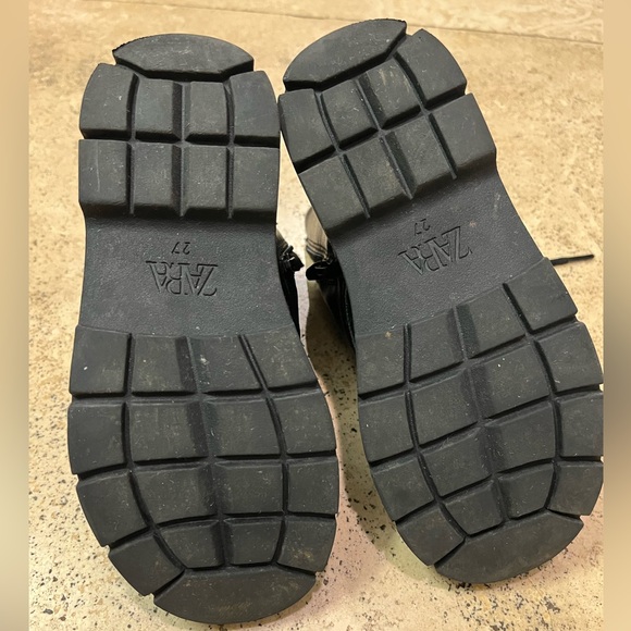 Zara Girls Lace-up Boots size 10 - Picture 5 of 9